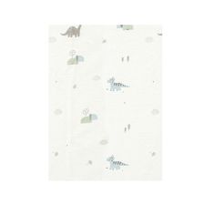 Бебешки чаршаф с ластик Bimbidreams TREX, с принт, 50 x 80 см.