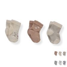 Бебешки чорапи Bebetto Gentleman Bear, 3 броя, 0-6 м., S642