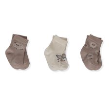 Бебешки чорапи Bebetto Organic little lamb, 3 броя, 0-6 м., S670