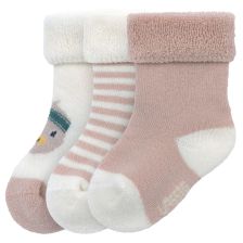 Бебешки чорапи Lassig Terry Socks, Gots, размер 12-18, 3 бр.