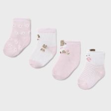 Бебешки чорапи Mayoral, 4 бр., 0-9 м., 9054