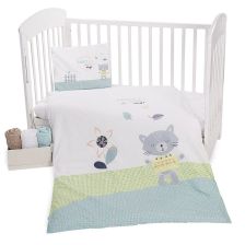 Бебешки cпален комплект Kikka Boo Cat Lovely Day 5 части 41101050031