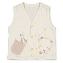 Бебешки елек Bebetto Bamboo, Екрю, 3-24 м., T3864