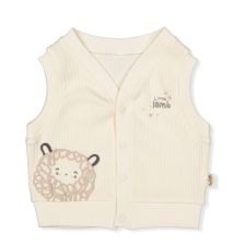 Бебешки елек Bebetto Organic little lamb, Екрю, 3-24 м., T3938