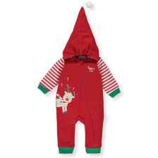Бебешки гащеризон Bebetto Christmas Holiday Червен, 3-18 м., K3769
