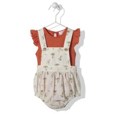 Бебешки гащеризон Bebetto Hungry Bunny Оранжев, 2ч., 6-24 м, K3732