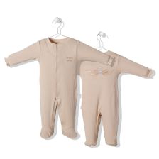Бебешки гащеризон Bebetto Magic Angel Бежов, 0-9м., T3060
