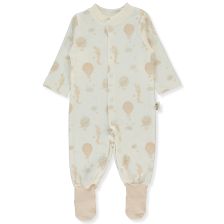 Бебешки гащеризон Bebetto Organic Born With Love, 0-12 м., T4037