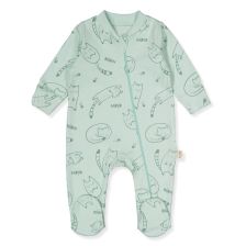 Бебешки гащеризон Bebetto Sleepy Cat, Зелен, 0-9 м., T3835