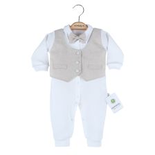 Бебешки гащеризон Ciccim Baby Бежов, 0-12 м, U4799