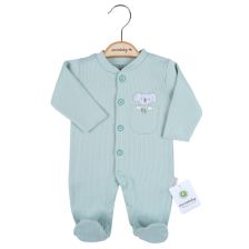 Бебешки гащеризон Ciccim Baby, Зелен, с копчета, 1-6 месеца U4792
