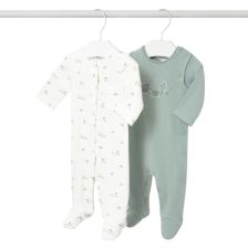 Бебешки гащеризон Mayoral, с дълъг ръкав, 2 бр., 0-9 м., 2714