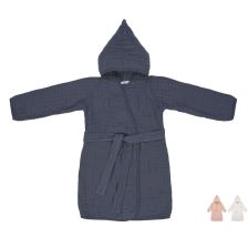 Бебешки халат за баня Lassig Cozy Care с качулка, 1-3 години