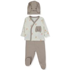 Бебешки комплект Bebetto Baby Carrots, 3ч., 0-3 м., Z1130