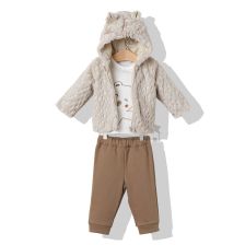Бебешки комплект Bebetto Bear Friend 3 части, 3-36 м., K3599