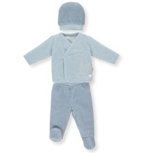 Бебешки комплект Bebetto Bear Star Син, 3 ч., 1-3м. Z840