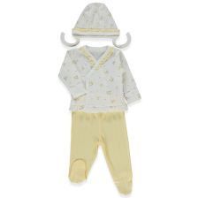 Бебешки комплект Bebetto Bloom, 3ч., 0-3 м., Z1132