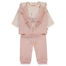 Бебешки комплект Bebetto Bunny, 3 ч., 6-36 м., K5115