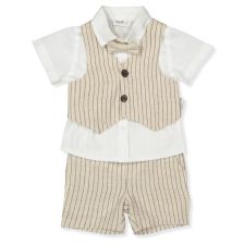 Бебешки комплект Bebetto Cool and Stylish, Бежов, 3 ч., 6-36 м., K4656