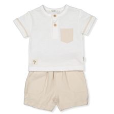 Бебешки комплект Bebetto Good adventure, Бежов, 2 ч., 3-24 м., K4788