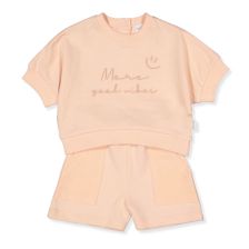 Бебешки комплект Bebetto Good vibes, Сьомга, 2 ч., 9-36 м., K4791