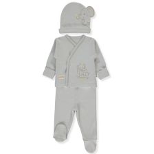 Бебешки комплект Bebetto Little Elephant, 3ч., 0-3 м., Z1053