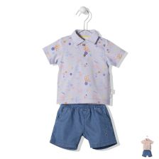 Бебешки комплект Bebetto Mermaid Story, 2 ч., 6-36м., K3901