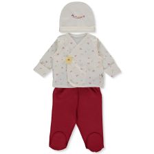 Бебешки комплект Bebetto Organic Cutie, 3 ч. 0-3м., Z959