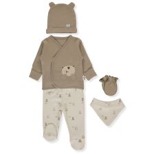 Бебешки комплект Bebetto Organic Fun Moment, 5ч., 0-3 м., Z1077