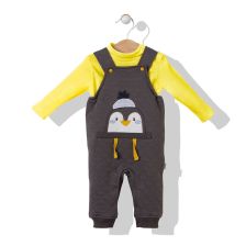 Бебешки комплект Bebetto Penguin гащеризон и боди, 2 части, 3-24 м., K3644