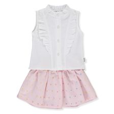 Бебешки комплект Bebetto Ponpon team, Розов, 2 ч., 9-36м., K4829