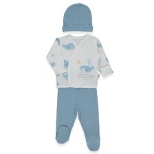 Бебешки комплект Bebetto Sail Away 3ч., 0-3 м., Z1125