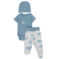 Бебешки комплект Bebetto Sail Away 3ч., 0-9 м., T4249