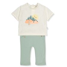 Бебешки комплект Bebetto Sunshine, Мента, 2 ч., 3-24 м., K4717