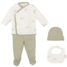 Бебешки комплект Bimbidreams BUNNY, 4 ч., 0-3 м.