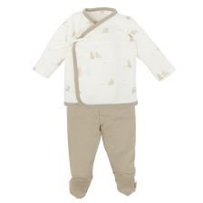 Бебешки комплект Bimbidreams BUNNY, жилетка и ританки, 0-1м.