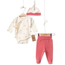 Бебешки комплект Ciсcim Baby MY STRAWBERRY, 3 части, 1-3м., U5090