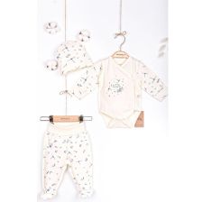 Бебешки комплект Ciсcim Baby Водно конче, екрю, 3 части, 1-3м., U4943