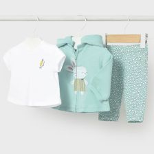 Бебешки комплект Mayoral анцуг и тениска, 3 ч., 0-24м., 1826