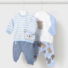 Бебешки комплект Mayoral Мече, блузка с панталонки, 2-18м., 2 бр, 1612