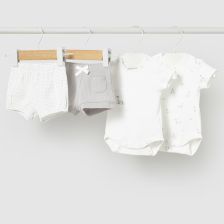 Бебешки комплект Mayoral боди и панталонки, 4 ч., 0-6м., 1630