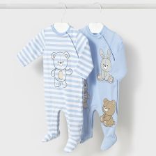 Бебешки комплект Mayoral Гащеризон с дълъг ръкав, 2 бр., 0-6 м., 1709