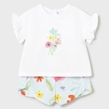 Бебешки комплект Mayoral панталонки и блузка, хавай, 0-24м., 1291