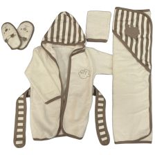 Бебешки комплект за баня Ciccim Baby Мече, бежов, 4 части, U4735