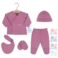 Бебешки комплект за изписване Ciсcim Baby с джоб, 5 части, 0-3м., U4777