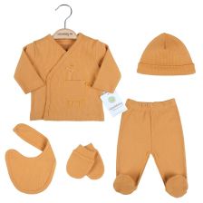 Бебешки комплект за изписване Ciсcim Baby Жираф, 5 части, 0-3м., U4781