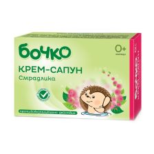 Бебешки крем-сапун Бочко, Смрадлика 75 гр.