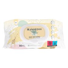 Бебешки мокри кърпи Kikka Boo алое вера и лайка, 80 бр.
