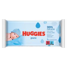 Бебешки мокри кърпи HUGGIES Pure 56 броя