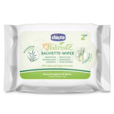 Бебешки освежаващи и защитни мокри кърпички Chicco Naturalz, 20 бр.